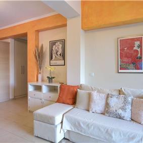 3 bedroom villa with pool and sea views in Barbati, Corfu, sleeps 8